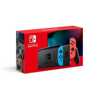 Nintendo switch W/Neon Blue and Red Joy-Con (NEW)