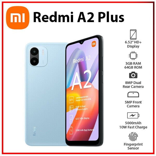 Xiaomi Redmi A2 Plus 64GB/3GB Global Unlocked (New)