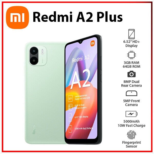 Xiaomi Redmi A2 Plus 64GB/3GB Global Unlocked (New)