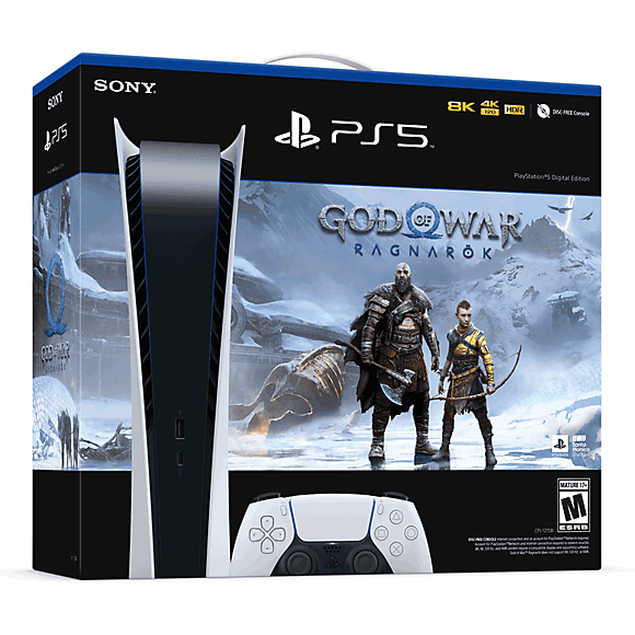 PlayStation®5 Digital Edition – God of War™ Ragnarok Bundle (NEW)